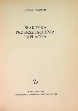 Praktyka przekształcenia Laplacea
