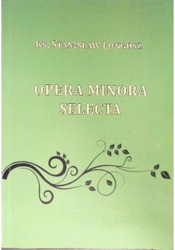 Opera minora selecta