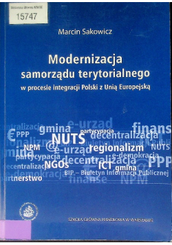Modernizacja samorządu terytorialnego w procesie integracji Polski z Unią Europejską