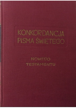 Konkordacja Pisma Świętego Nowego Testamentu