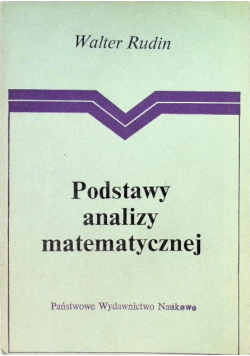 Podstawy analizy matematycznej