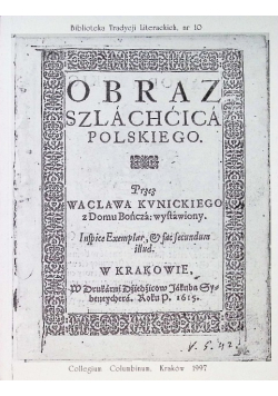 Obraz szlachcica polskiego