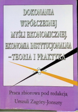 Dokonania współczesnej myśli ekonomicznej