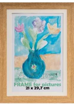 Ramka drewniana Paint czarna 25,5x34x5cm