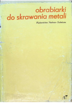 Obrabiarki do skrawania metali