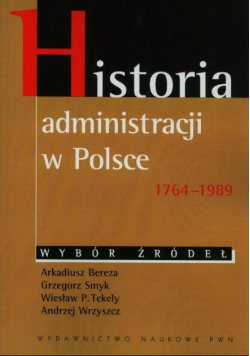 Historia administracji w Polsce 1764-1989