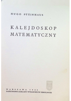 Kalejdoskop matematyczny