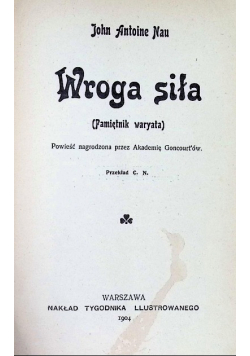 Wroga siła 1904 r.