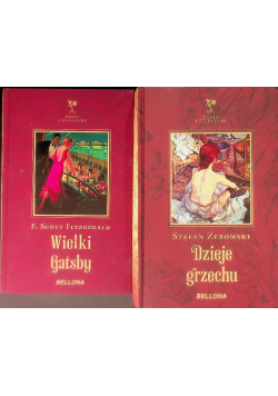 Pakiet: Wielki Gatsby / Dzieje grzechu