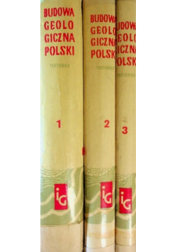 Budowa geologiczna Polski Tom 1 do 3
