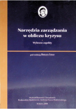 Narzędzia Zarządzania W Obliczu Kryzysu