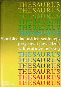 Skarbiec łacińskich sentencji przysłów i powiedzeń w literaturze polskiej
