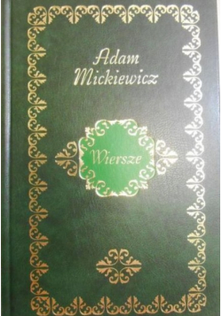 Adam Mickiewicz Wiersze