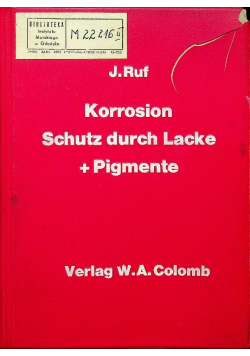 Korrosion Schutz durch Lacke Pigmente
