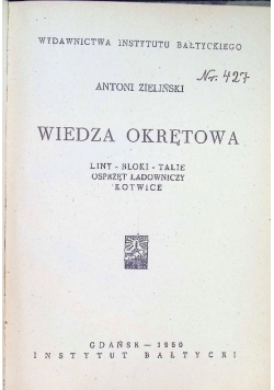 Wiedza okrętowa, 1950 r.