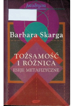 Tożsamość i różnica