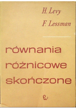 Równania różnicowe skończone