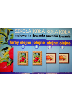 Szkoła malowania farby olejne Tom 1 i 2 Część 1 i 2