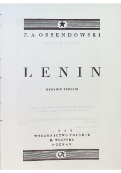 Lenin Reprint z 1930 r