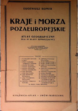 Kraje i morza pozaeuropejskie 1935 r.