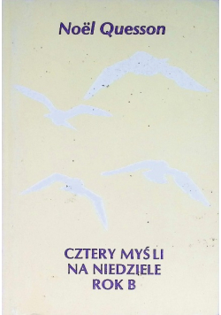 Cztery myśli na niedziele rok B