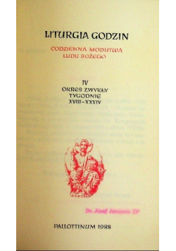 Liturgia godzin Tom 4