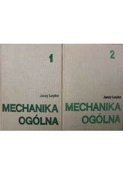 Mechanika ogólna Tom 1 i 2