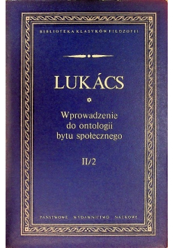 Wprowadzenie do ontologii bytu społecznego Tom II Część 2