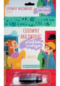 Malowanki z pisakiem wodnym.Ubrania