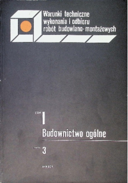Budownictwo ogólne Tom 1 Część 3
