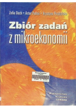 Zbiór zadań z mikroekonomii
