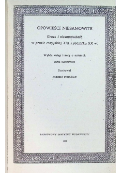 Opowieści niesamowite