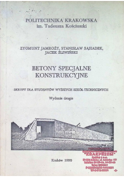 Betony specjalne konstrukcyjne
