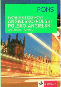 Kieszonkowy słownik angielsko - polski 
 polsko - angielski