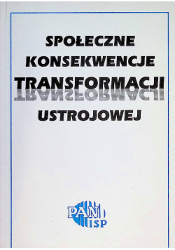 Społeczne konsekwencje transformacji ustrojowej
