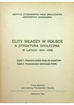 Elity władzy w Polsce a struktura społeczna