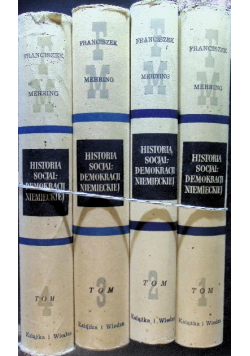 Historia socjaldemokracji niemieckiej Tom 1 do 4