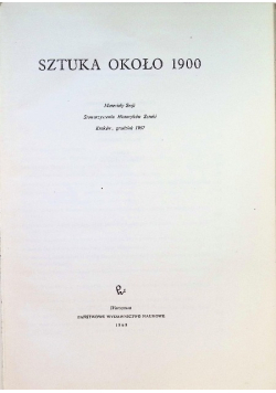 Sztuka około 1900