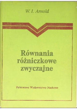Równania różniczkowe zwyczajne