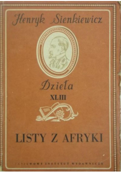 Listy z Afryki 1949 r
