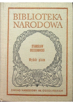Orzechowski Wybór pism