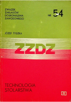 Technologia stolarstwa Nr 54