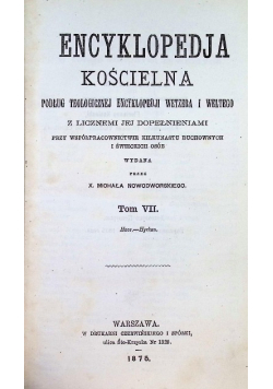Encyklopedja kościelna Tom 7 1875 r.