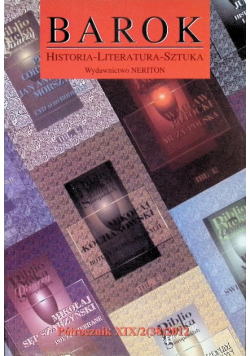 Barok Historia Literatura Sztuka Nr 38 / 12