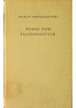 Wybór pism filozoficznych