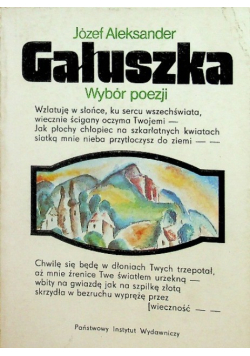 Gałuszka Wybór poezji