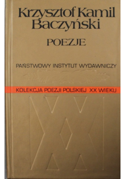 Baczyński poezje
