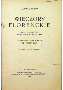 Wieczory florenckie 1908 r.