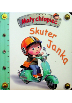 Mały chłopiec Skuter Janka