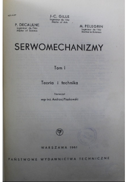 Serwomechanizmy Tom I